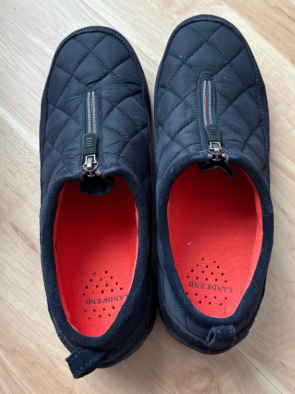 Lands End All Weather Zip Mock Shoes